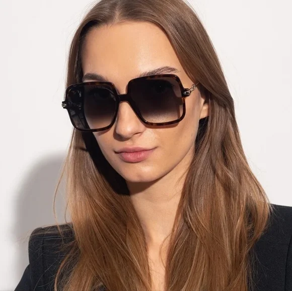 Christian Dior Diorlink1 086/9O DARK HAVANA 58 Women’s Sunglasses. - Picture 4 of 8